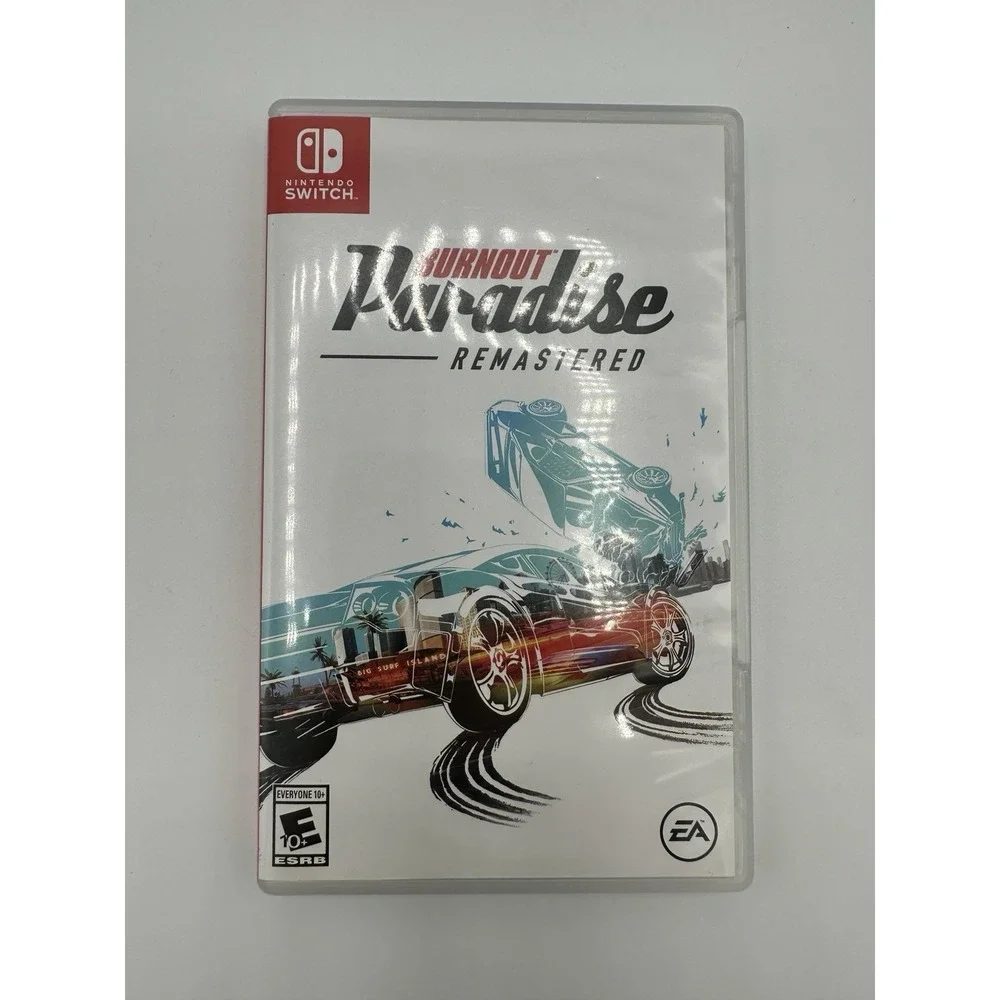 Burnout Paradise Remastered Nintendo Switch Game CIB Complete Tested Works